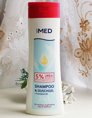 300ml Ream feuchtigkeit pflegende Haar Shampoo Bade- Duschgel 5% Urea
