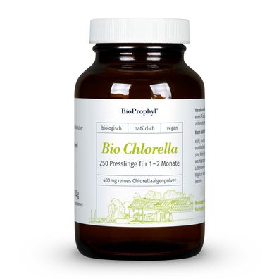 BioProphyl BIO Chlorella 500 | 400 mg BIO Chlorella Presslinge | Algenpulver