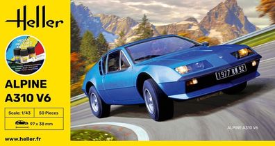Heller 1:43 56146 Starter KIT Alpine A310