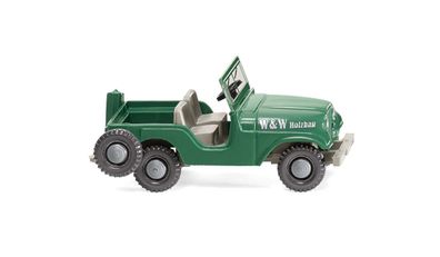Wiking H0 1/87 001103 Jeep "W & W Holzbau" - OVP NEU