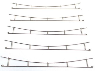 Spur N Vollmer 8008 Oberleitung 5x Fahrdraht 90mm für Radius 192 - 195mm (Z116/1)