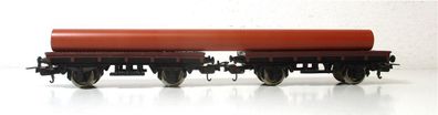 Lima H0 309039 Güterwagen Drehschemelwagen mit 3 Langrohren OVP (1157E)