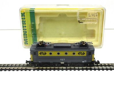 Spur N Minitrix 12069 Elektrolok BoBo 1100 NS grau-gelb Ep. IV (5476K)