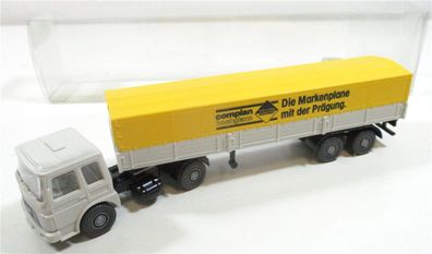 Wiking 1/87 H0 LKW MAN Sattelschlepper Pritsche / Plane Complan - OVP