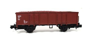 Arnold N 4390.1 Güterwagen Hochboardwagen mit Stahlmattenladung (5872G)