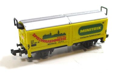 Minitrix N Güterwagen Schiebedachwagen Tcs Minitrix ohne OVP (Z208/09)