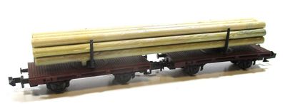 Lima N (1) Güterwagen Langholztransport mit Ladegut o. OVP