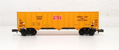 Bev-Bel N (4) 14009 Open Hopper Green Bay and Western GBW 426 OVP (4350G)
