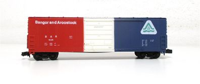 Life Like N 7731 Boxcar Bangor & Aroostook BAR 9125 OVP (4654G)