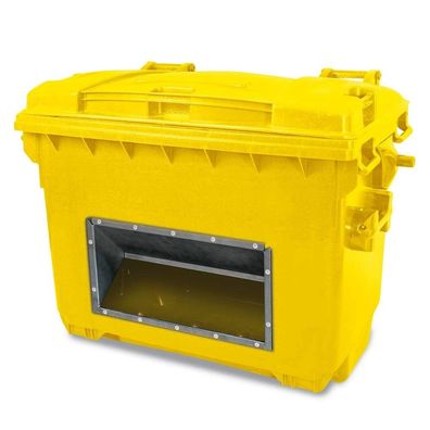 BRB Streugutbehälter mit Entnahmeöffnung, Inhalt 660 Liter, BxTxH 1360x765x1000 mm