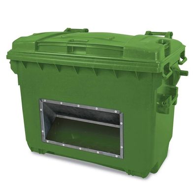 BRB Streugutbehälter mit Entnahmeöffnung, Inhalt 660 Liter, BxTxH 1360x765x1000 mm