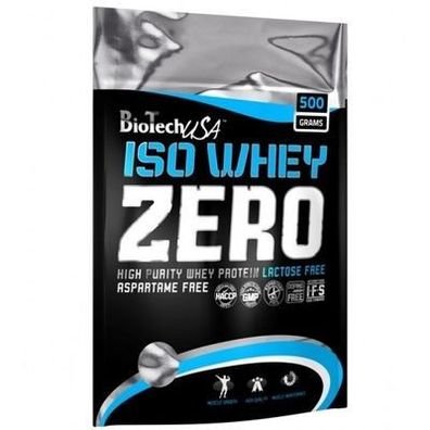 BioTech USA Iso Whey Zero 500g Haselnuss