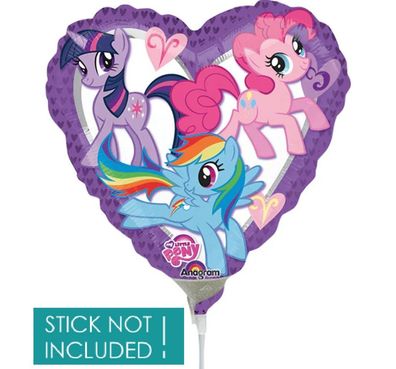 24798 My Little Pony Folienballon, Partyballon ca. 22 x 21 cm - lose