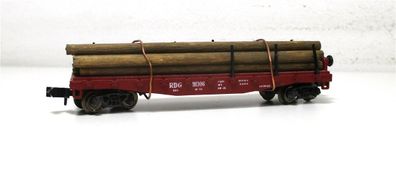 Arnold N (2) US-Güterwagen Rungenwagen RDG 91306 mit Ladung (5655H)