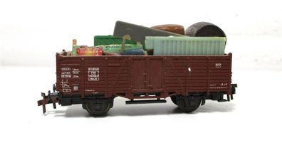 Roco N 2325 offener Güterwagen mit Schrott-Ladung EUROP DB (5899H)