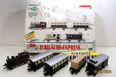 Märklin H0 2840 Zugpackung Jubiläums-Express 5-teilig Zertifikat Analog OVP (1229h)