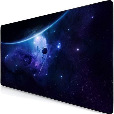 Gaming Office Mauspad XXL Vernähten Rändern Rutschfeste Groß Design 80x40 Retoo
