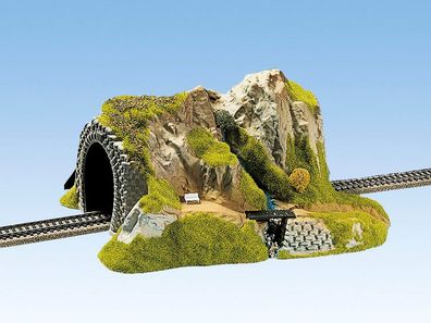 NOCH H0 2200 Tunnel , 1-gleisig, gerade, 34 x 27 cm