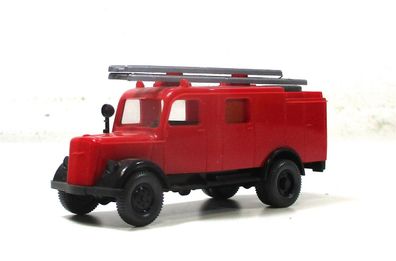Modellauto H0 1/87 Wiking Opel Blitz LF Leiterwagen Feuerwehr (025-21)