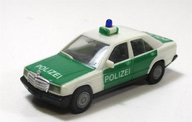 Herpa Automodell H0 1/87 PKW MB 190E Polizei ohne OVP (117-32)