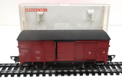 Spur H0 Fleischmann 5350 Gedeckter Güterwagen DRG OVP (755K)