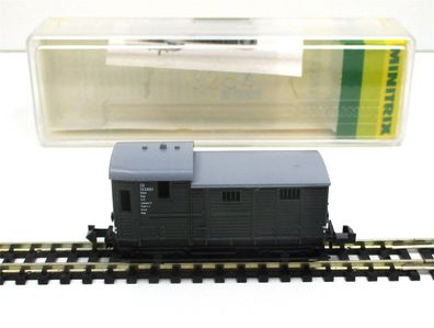 Spur N Minitrix 13254 Güterzug Begleitwagen Pwg DB OVP (5461K)
