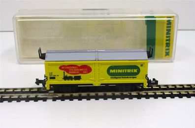 Spur N Minitrix 13530 Schiebedachwagen Sp. Messe 1985 DB OVP (5459K)