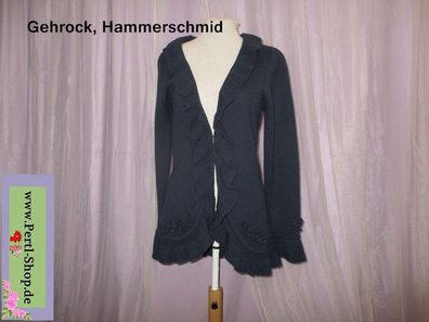 Petrol, Trachten Strickjacke, Hammerschmid, Gehrock, r. S, Secondhand