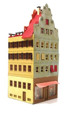 Spur H0 Fertigmodell Faller Stadthaus mit Mansarde und Balkon