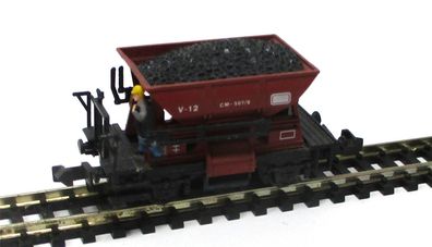 Spur N Ibertren 412 Schotterwagen, braun, Kohlenladung o. OVP (5440K)