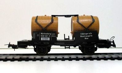 Sachsenmodelle H0 Weinfasswagen o. OVP Bastler (2340)