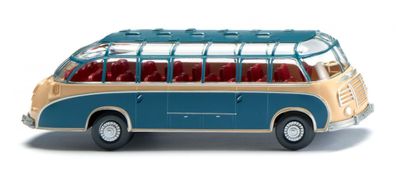 Wiking 073005 Reisebus (Setra S8) - beige/azurblau Spur H0 1:87