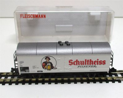 Spur N Fleischmann 8340 Kühlwagen Ichqrs Schultheiss DB OVP (6069K)