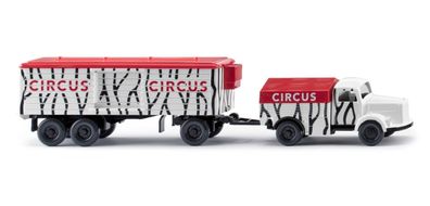 Wiking 049204 Schwerlastzug (MB L 3500) "Circus" Spur H0 1:87