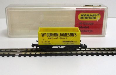 Spur N Minitrix Hornby 507 Hochbordwagen W. Gordon Jameson's (5769K)