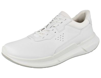 ECCO Biom 2.2 M Herren Sneaker Halbschuhe Schnürschuhe weiß Glattleder