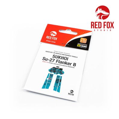 Red Fox Studio 1:32 RFSQS-32056 1/32 Sukhoi Su-27 Flanker B (for Trumpeter kit)