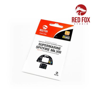 Red Fox Studio 1:32 RFSQS-32066 1/32 Supermarine Spitfire Mk. VIII (for Tamiya kit)