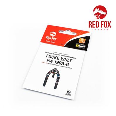 Red Fox Studio 1:32 RFSQS-32092 1/32 Focke Wulf Fw 190A-6 (for Hasegawa kit)