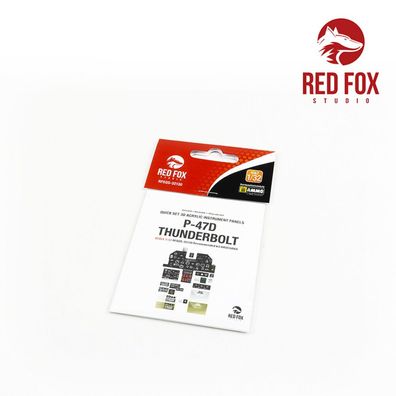 Red Fox Studio 1:32 RFSQS-32130 1/32 P-47D Thunderbolt (for Hasegawa kit)