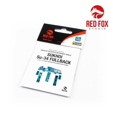 Red Fox Studio 1:48 RFSQS-48010 1/48 Su-34 Fullback (for Kitty Hawk kit)
