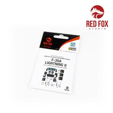Red Fox Studio 1:48 RFSQS-48140 1/48 F-35A Lightning II (for Tamiya kit)