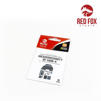 Red Fox Studio 1:32 RFSQS-32185 1/32 Messerschmitt Bf 109K-4 (for Hasegawa kit)