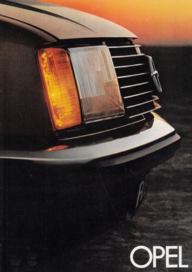 Opel Programm Prospekt , Opel Rekord, Kadett, Ascona, Manta