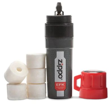 Zippo Notfall Feuerstarter Set – Wasserdichter Outdoor-Zünder mit Zunder