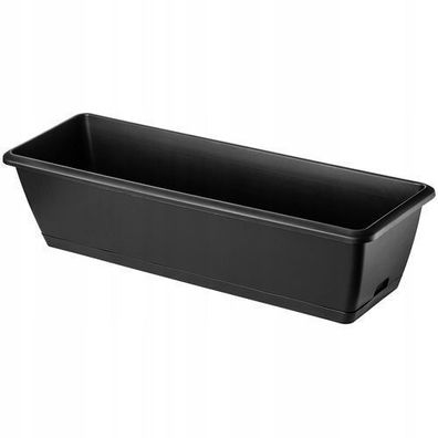 KADAX Blumenkasten, 60 cm, Anthrazit
