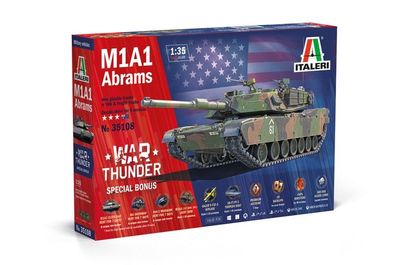 Italeri M1 A1 Abrams War Thunder Panzer 510035108 Maßstab 1:35 Bausatz 35108