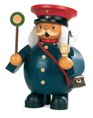 Räucherfigur Räuchermann klein Eisenbahner (BxH):11x14cm NEU Räuchermann Schnee