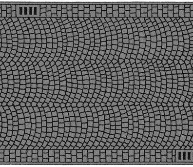 NOCH N 34222 Kopfsteinpflaster, 100 x 4 cm