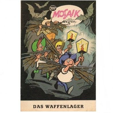 Mosaik Heft Nr. 207 von 1974 Das Waffenlager Hannes Hegen Digedags